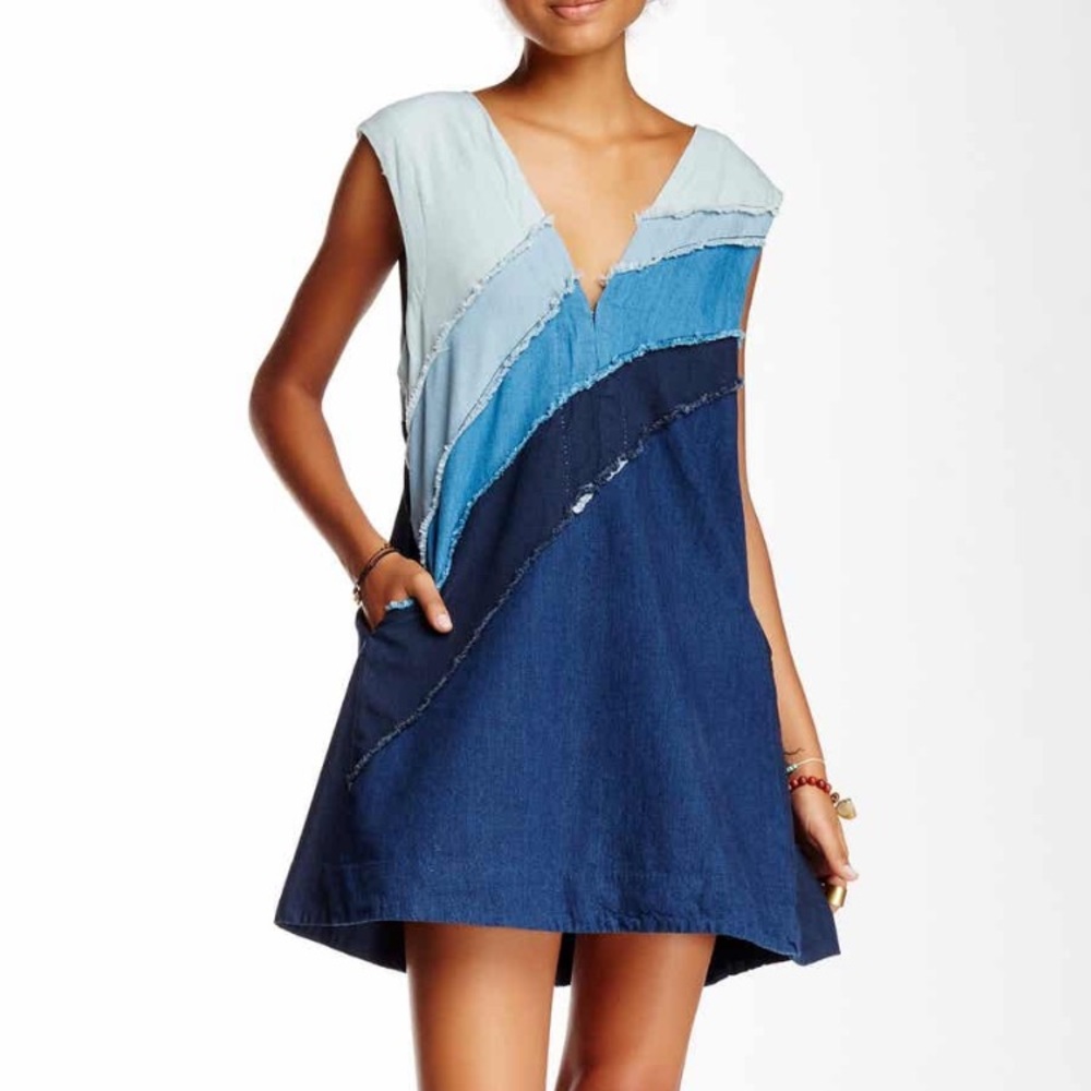 Free people chambray pastel dress